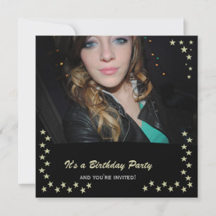 Gold Star : Invitations de la partie photos