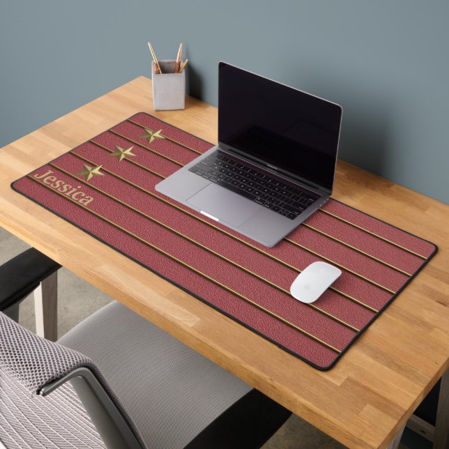 Gold Star sur le Rose rose de bureau Mat (Bureau 2)