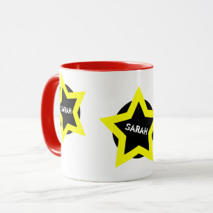 Gold Star & Top Appréciation Office Mug (Sarah)