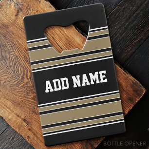 Gold Stripes Sports Nom Jersey - CAN EDIT COULEUR
