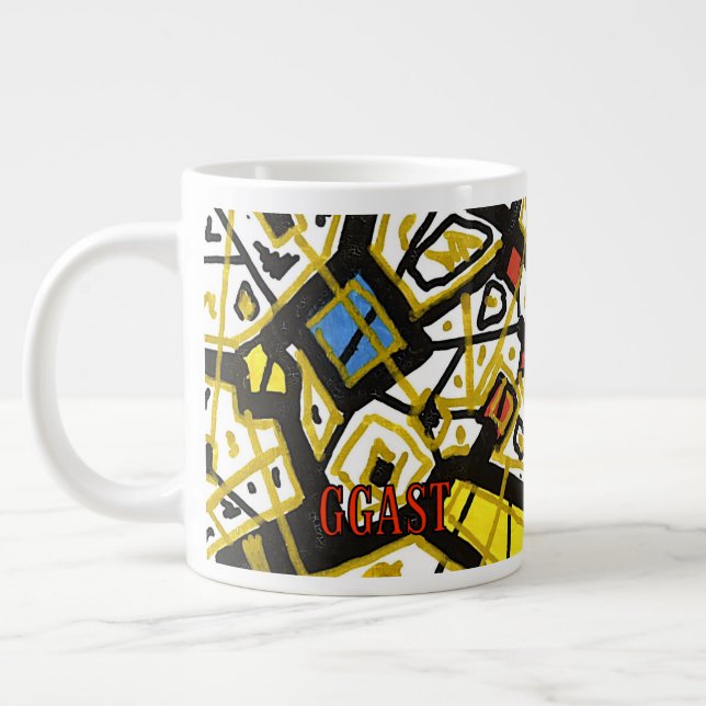 "GOLD" tasse artistique (Gauche)