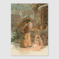 Gold Vintage Père Noël et Ange