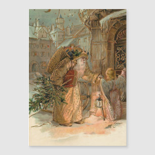 Gold Vintage Père Noël et Ange