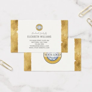Gold White Ajouter vos Cartes de visite de logo