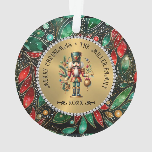 Gold White Diamonds Noir Nutcracker Parties scinti (dos)