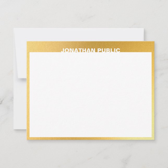 Gold White Modèle moderne design tendance Design é (Devant)