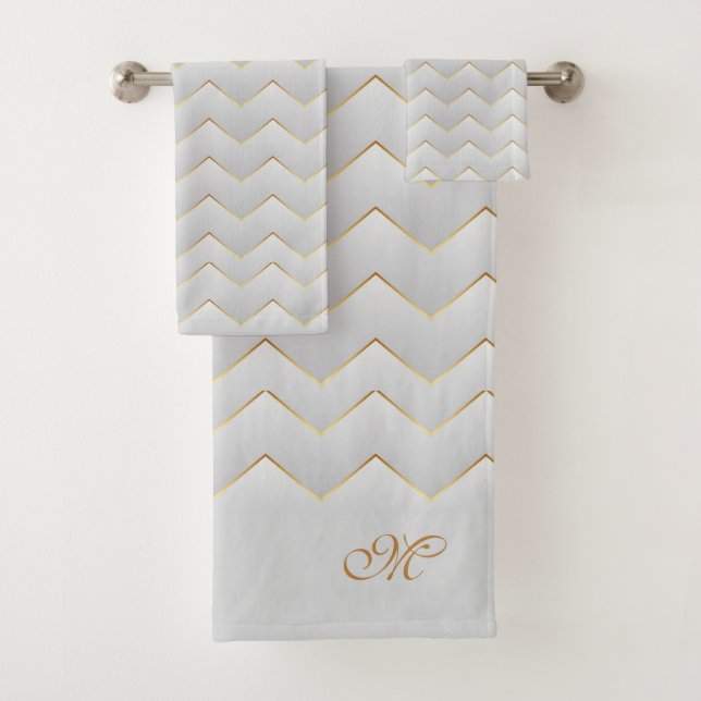 Gold Zig Zag Chevron (En situation)