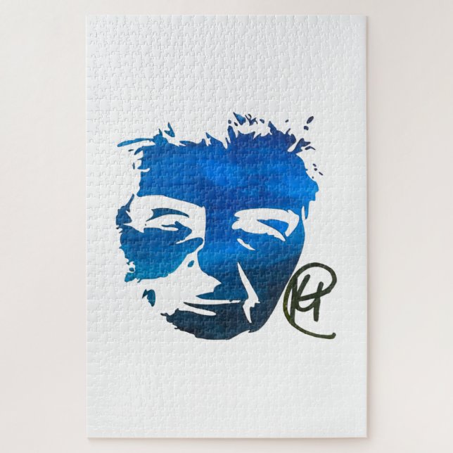 Golda Meir Splatter Art Puzzle (Vertical)