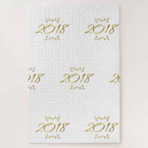 Golden 3-D Look 2018 1014 Piece Puzzle Modèle