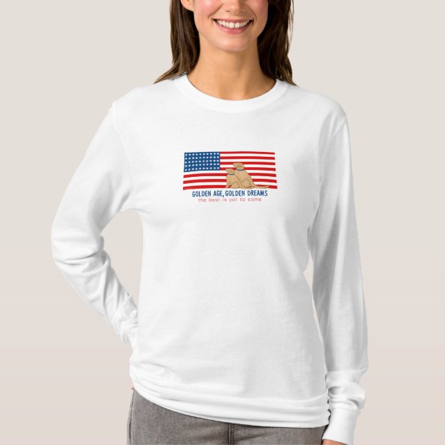 Golden Age, Golden Dreams Long T-shirt (Devant)