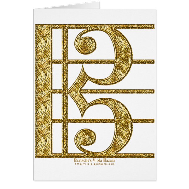 Golden Alto Clef (Devant)