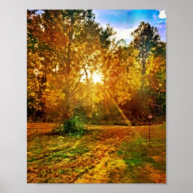 Golden Autumn Print, Value Poster Paper (Matte) (Devant)