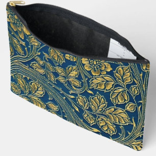 Golden Blossom Elegance Print Cut Sac à coudre