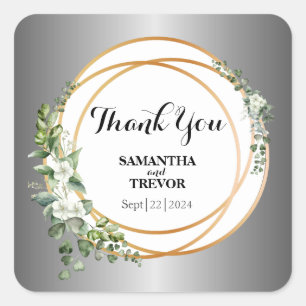 Golden Botanica : Stickers monogrammes pour la nat