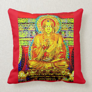 GOLDEN BUDDHA COUSSIN RED TRIM