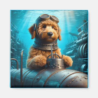 Golden Doodle Ocean Explorer Magnet