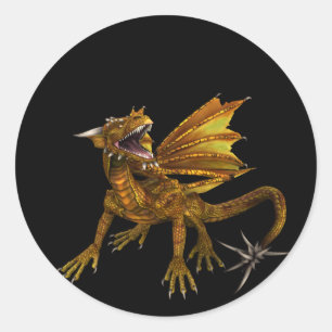 Golden Dragon Design 1 :: Stickers Imaginaire