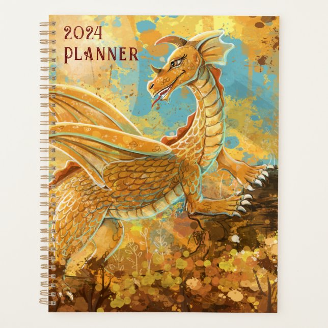 Golden Dragon Planner (Devant)