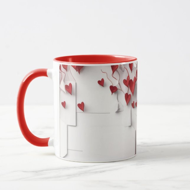 Golden Floral Everyday Coffee Mug  (Gauche)