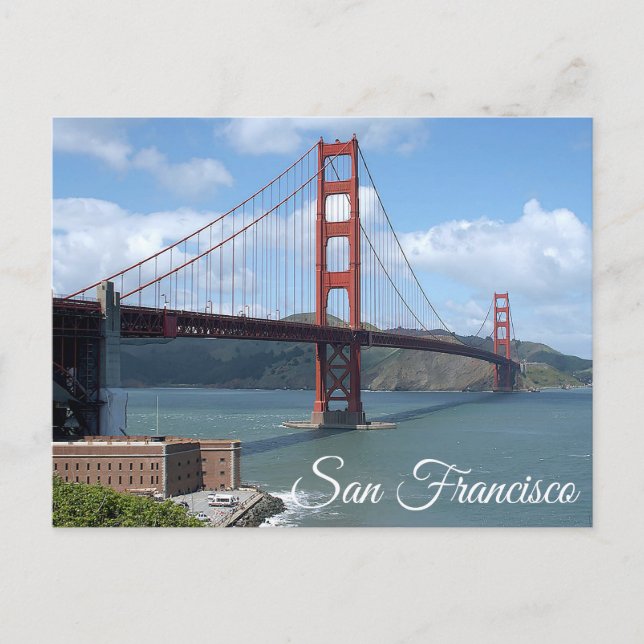 Golden Gate Bridge San Francisco CA Carte postale (Devant)