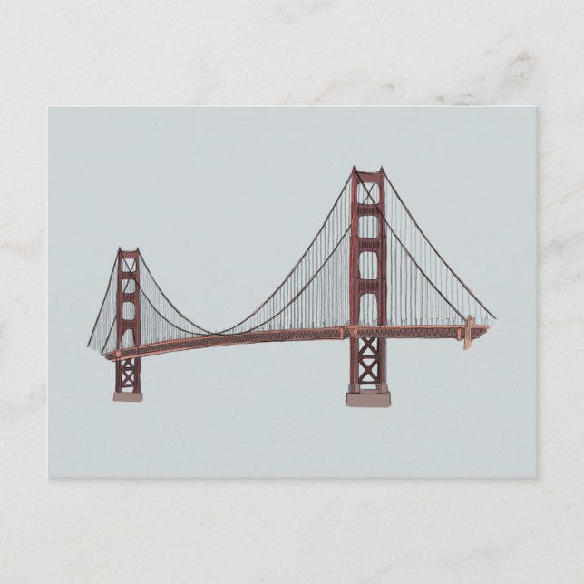 Golden Gate Bridge - San Francisco - Carte postale (Devant)