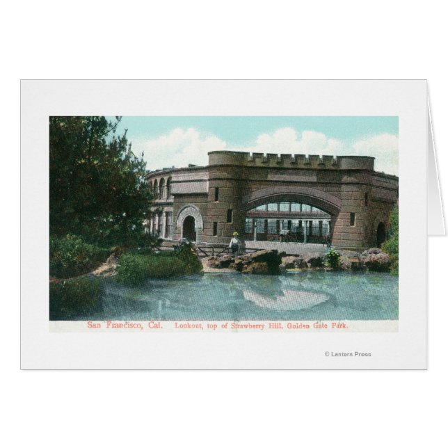 Golden Gate Park Strawberry Hill Vue panoramique (Devant horizontal)