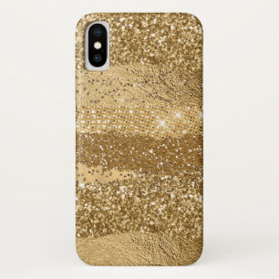 Golden Glam iPhone X Coque