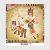 Golden Greta et ses stickers Grizzly Art