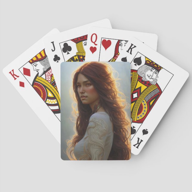 Golden Hair Classic Cartes de jeu (dos)