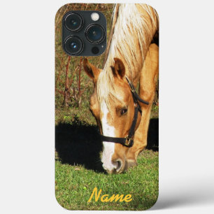 Golden Horse Closeup iPhone 13 Pro Max Coque