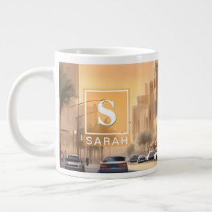 Golden Hour Al-Olaya District, Riyadh - Grande Mug