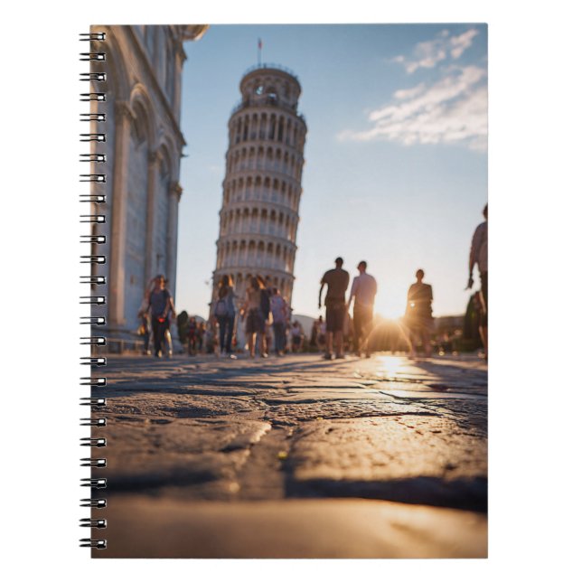 Golden Hour Pisa Tower Carnet de voyage (Devant)