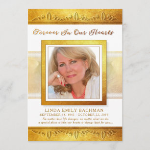 Golden In Our Hearts Photo Merci Sympathie