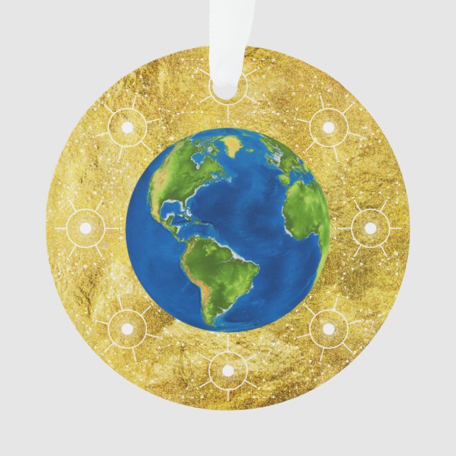 Golden Jesse Tree Globe (devant)