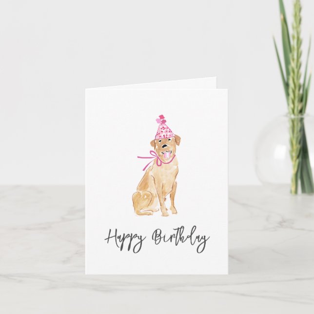 Golden Lab Anniversaire Casquette chien animal dou (Devant)