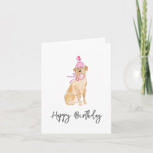 Golden Lab Anniversaire Casquette chien animal dou