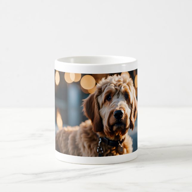 Golden Labradoodle Café Mug (Centre)