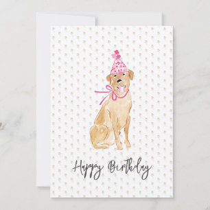Golden Labrador Anniversaire Casquette Ballons Chi