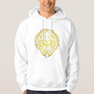 Golden Lion blanc sweat - shirt à capuche hommes