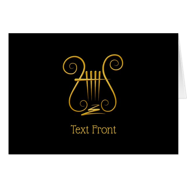 Golden lyre (Devant horizontal)