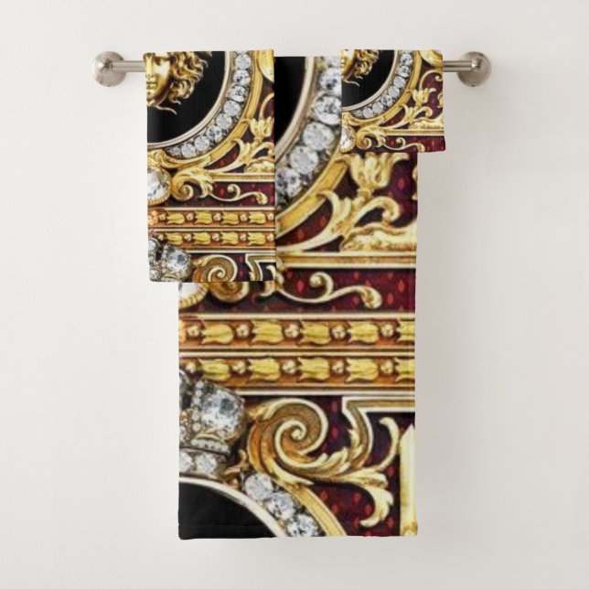 Golden Medusa Gems Cadeau Guest Set (En situation)