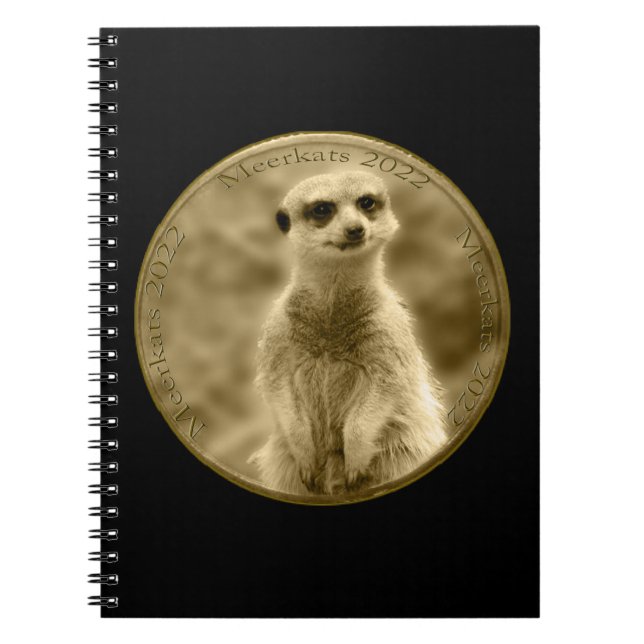 Golden Meerkat 2022 Pièce, Carnet (Devant)