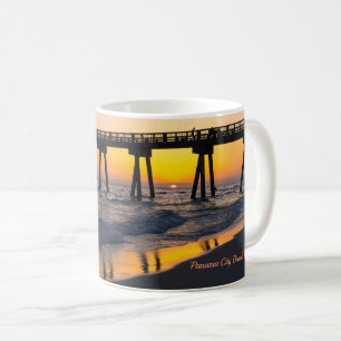 Golden Panama City Beach Sunset réflexions Mug