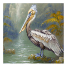 GOLDEN PELICAN POSTER