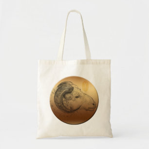 Golden Ram Année chinoise Astrologie Zodiac Sac fo