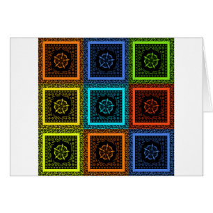 Golden Red blue Green Masai Couleurs traditionnell