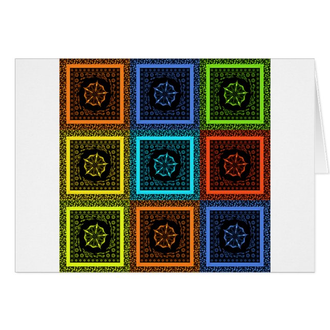 Golden Red blue Green Masai Couleurs traditionnell (Devant horizontal)