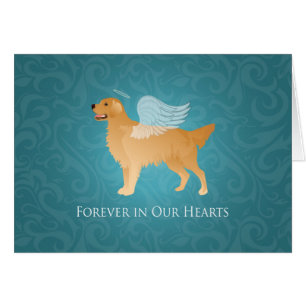 Golden Retriever Angel Dog - Mémorial pour animaux