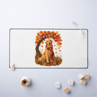 Golden Retriever Automne Cosy Action de grâce