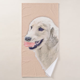 Golden Retriever avec Tennis Ball Peinture Chien A